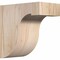 Ekena Millwork Del Monte Smooth Corbel, Douglas Fir, 5 1/2"W x 10"D x 10"H COR06X10X10DEL00SDF - alternate 1
